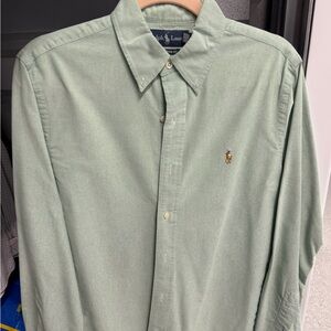 Ralph Lauren Men's Sage Button Down Shirt